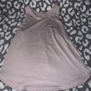 pink shiny workout top